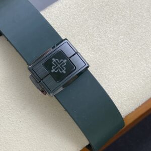PATEK PHILIPPE AET Nautilus 5711 Green Ceramic  AMG Factory Best Edition Blue Dial - Best Replica Watches Store For Sale!