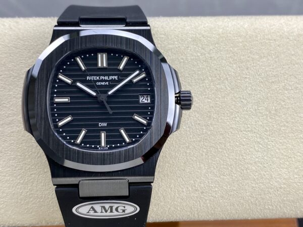 PATEK PHILIPPE AET Nautilus 5711 Black Ceramic  AMG Factory Best Edition Black Dial - Best Replica Watches Store For Sale!