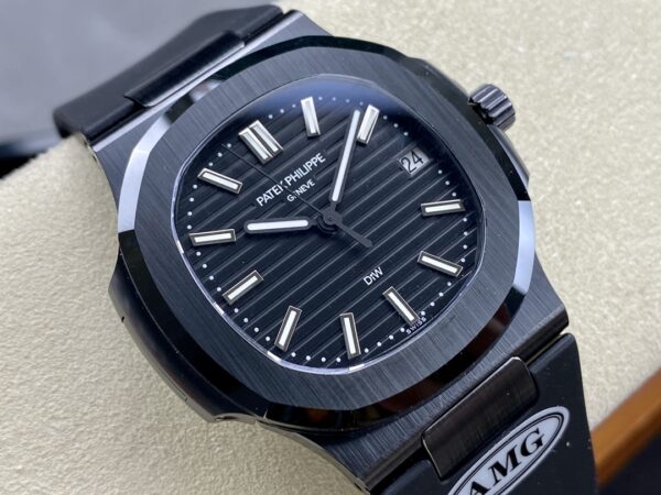PATEK PHILIPPE AET Nautilus 5711 Black Ceramic  AMG Factory Best Edition Black Dial - Best Replica Watches Store For Sale!