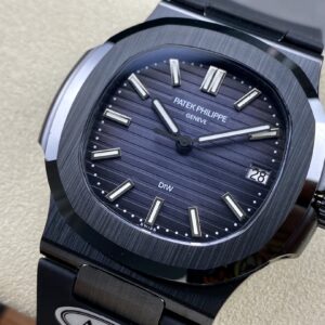 PATEK PHILIPPE AET Nautilus 5711 Black Ceramic  AMG Factory Best Edition Blue Dial - Best Replica Watches Store For Sale!