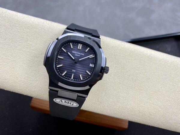 PATEK PHILIPPE AET Nautilus 5711 Black Ceramic  AMG Factory Best Edition Blue Dial - Best Replica Watches Store For Sale!