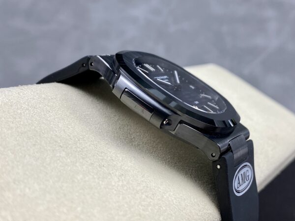 PATEK PHILIPPE AET Nautilus 5711 Black Ceramic  AMG Factory Best Edition Blue Dial - Best Replica Watches Store For Sale!