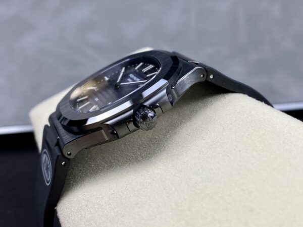 PATEK PHILIPPE AET Nautilus 5711 Black Ceramic  AMG Factory Best Edition Blue Dial - Best Replica Watches Store For Sale!