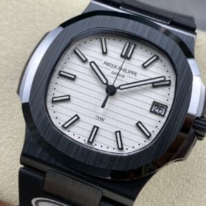 PATEK PHILIPPE AET Nautilus 5711 Black Ceramic  AMG Factory Best Edition White Dial - Best Replica Watches Store For Sale!