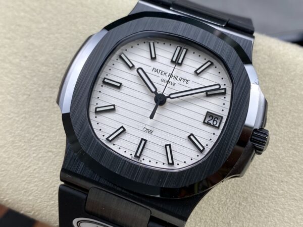 PATEK PHILIPPE AET Nautilus 5711 Black Ceramic  AMG Factory Best Edition White Dial - Best Replica Watches Store For Sale!
