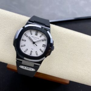 PATEK PHILIPPE AET Nautilus 5711 Black Ceramic  AMG Factory Best Edition White Dial - Best Replica Watches Store For Sale!
