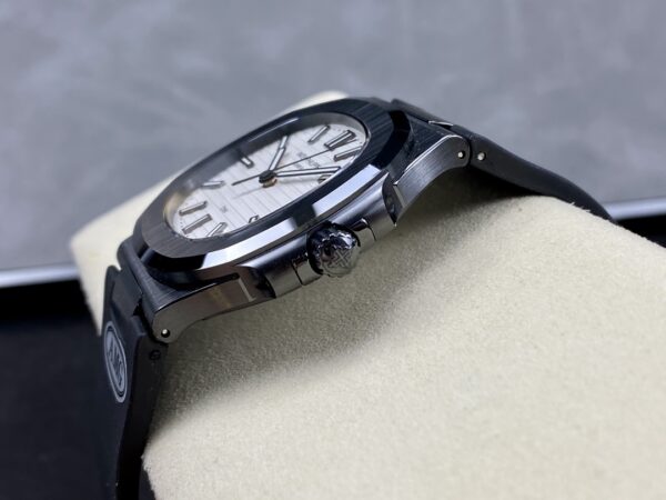 PATEK PHILIPPE AET Nautilus 5711 Black Ceramic  AMG Factory Best Edition White Dial - Best Replica Watches Store For Sale!
