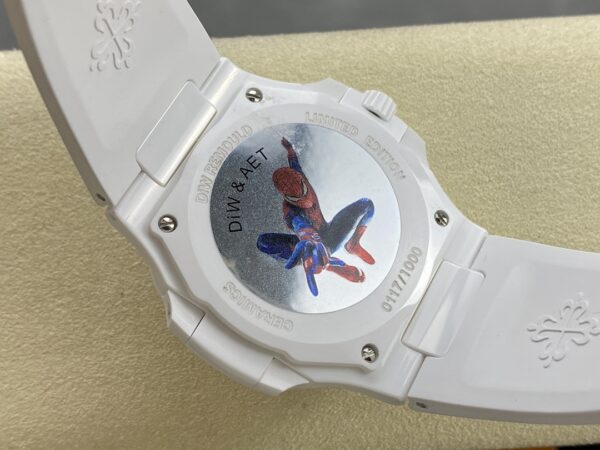 PATEK PHILIPPE AET Nautilus 5711 White Ceramic  AMG Factory Best Edition Pink Dial - Best Replica Watches Store For Sale!