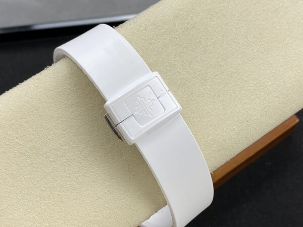 PATEK PHILIPPE AET Nautilus 5711 White Ceramic  AMG Factory Best Edition Tiffany Blue Dial - Best Replica Watches Store For Sale!