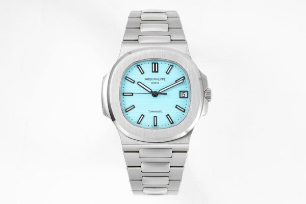PATEK PHILIPPE Nautilus 5711 Tiffany  PPF Factory 1:1 Best Edition Tiffany Blue Dial  V5 - Best Replica Watches Store For Sale!