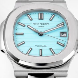 PATEK PHILIPPE Nautilus 5711 Tiffany  PPF Factory 1:1 Best Edition Tiffany Blue Dial  V5 - Best Replica Watches Store For Sale!