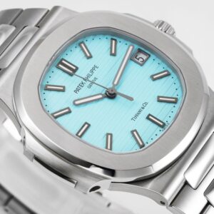 PATEK PHILIPPE Nautilus 5711 Tiffany  PPF Factory 1:1 Best Edition Tiffany Blue Dial  V5 - Best Replica Watches Store For Sale!