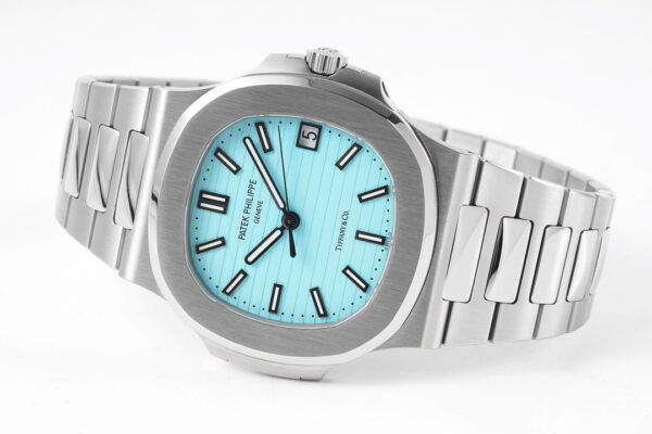 PATEK PHILIPPE Nautilus 5711 Tiffany  PPF Factory 1:1 Best Edition Tiffany Blue Dial  V5 - Best Replica Watches Store For Sale!