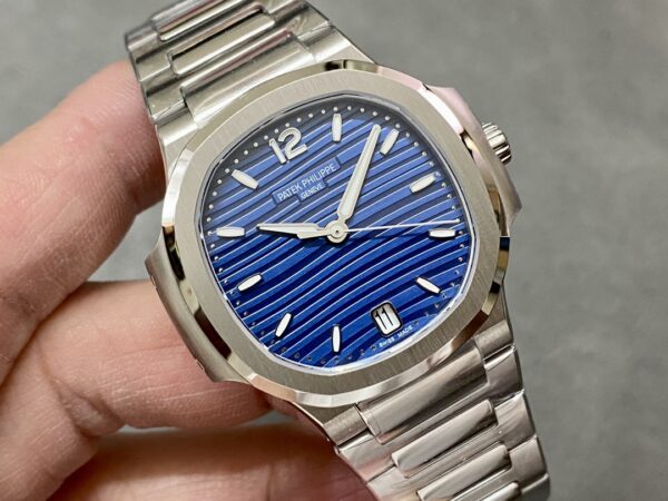 PATEK PHILIPPE Nautilus 7118 Ladies 3K Factory 1:1 Best Edition Blue Dial - Best Replica Watches Store For Sale!