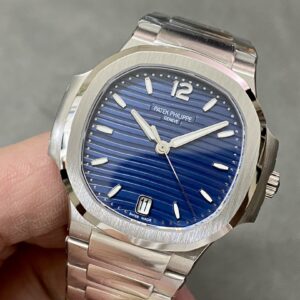 PATEK PHILIPPE Nautilus 7118 Ladies 3K Factory 1:1 Best Edition Blue Dial - Best Replica Watches Store For Sale!
