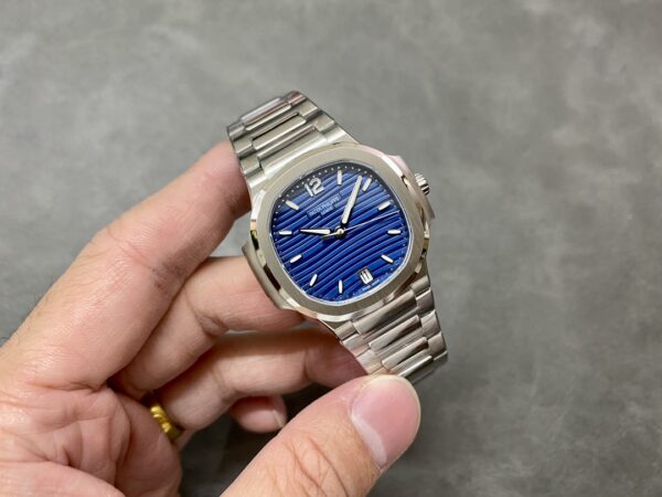 PATEK PHILIPPE Nautilus 7118 Ladies 3K Factory 1:1 Best Edition Blue Dial - Best Replica Watches Store For Sale!