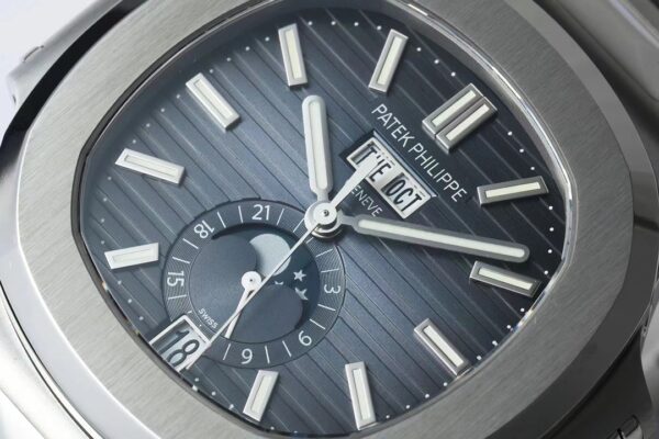 PATEK PHILIPPE Nautilus 5726 Full Function SS  PPF Factory 1:1 Best Edition Blue Dial - Best Replica Watches Store For Sale!