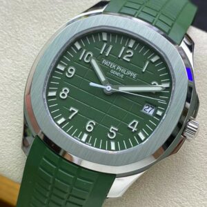 PATEK PHILIPPE Aquanaut 5168G 42mm SS 3K Factory 1:1 Best Edition Green Dial - Best Replica Watches Store For Sale!