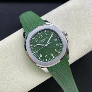 PATEK PHILIPPE Aquanaut 5168G 42mm SS 3K Factory 1:1 Best Edition Green Dial - Best Replica Watches Store For Sale!