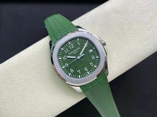 PATEK PHILIPPE Aquanaut 5168G 42mm SS 3K Factory 1:1 Best Edition Green Dial - Best Replica Watches Store For Sale!