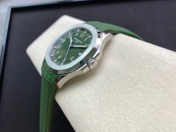 PATEK PHILIPPE Aquanaut 5168G 42mm SS 3K Factory 1:1 Best Edition Green Dial - Best Replica Watches Store For Sale!