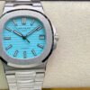 PATEK PHILIPPE Nautilus 5711 3K Factory 1:1 Best Edition Tiffany Blue Dial on SS Bracelet A324 Super Clone V2 - Best Replica Watches Store For Sale!
