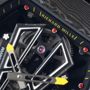 Richard Mille RM027-03 NTPT Tourbillon RM Factory Best Edition Skeleton Dial on Black Nylon Strap - Best Replica Watches Store For Sale!