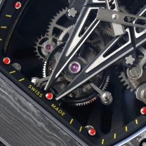Richard Mille RM027-03 NTPT Tourbillon RM Factory Best Edition Skeleton Dial on Black Nylon Strap - Best Replica Watches Store For Sale!