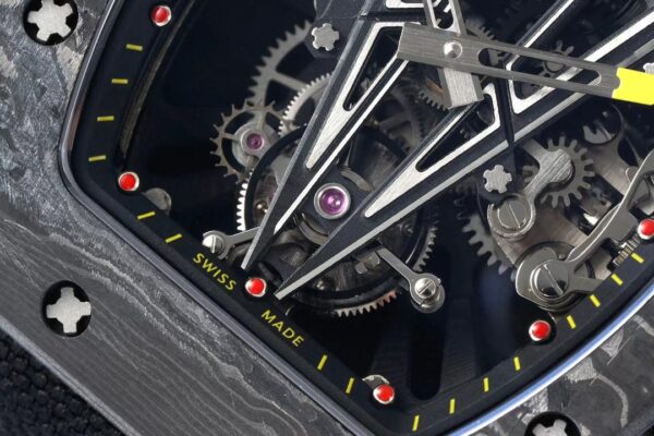 Richard Mille RM027-03 NTPT Tourbillon RM Factory Best Edition Skeleton Dial on Black Nylon Strap - Best Replica Watches Store For Sale!