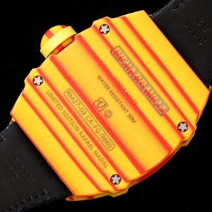Richard Mille RM027-03 Tourbillon RM Factory Best Edition Orange/Red Carbon Black Nylon Strap - Best Replica Watches Store For Sale!