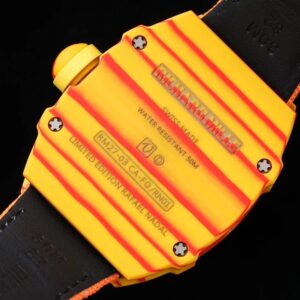 Richard Mille RM027-03 Tourbillon RM Factory Best Edition Orange/Red Carbon Orange Nylon Strap - Best Replica Watches Store For Sale!