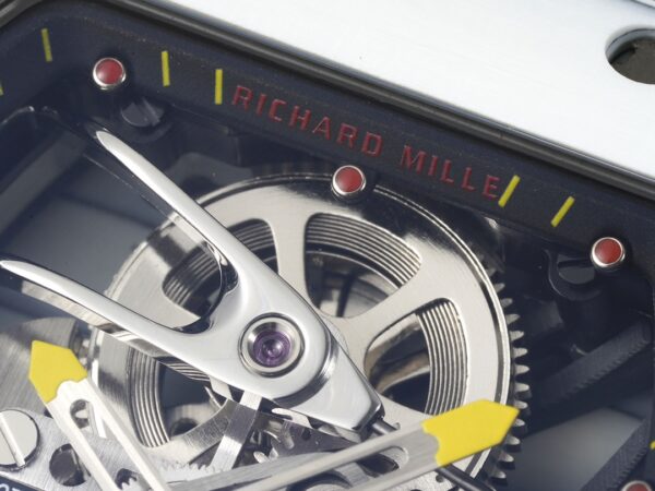 Richard Mille RM027-02 Nadal Tourbillon RM Factory White Forge Carbon Black Rubber Strap - Best Replica Watches Store For Sale!