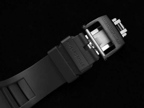 Richard Mille RM027-02 Nadal Tourbillon RM Factory White Forge Carbon Black Rubber Strap - Best Replica Watches Store For Sale!