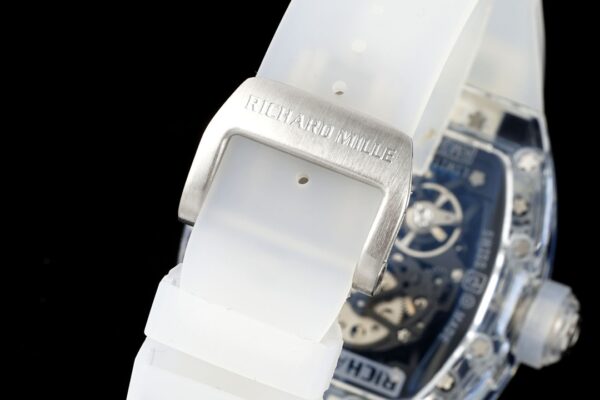 RICHARD MILLERM  RM35-01 Transparent RM Factory Best Edition Rubber Strap - Best Replica Watches Store For Sale!