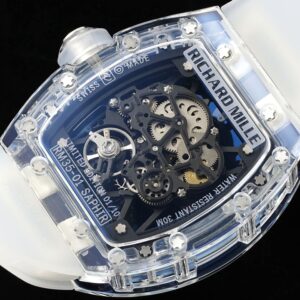RICHARD MILLERM  RM35-01 Transparent RM Factory Best Edition Rubber Strap - Best Replica Watches Store For Sale!