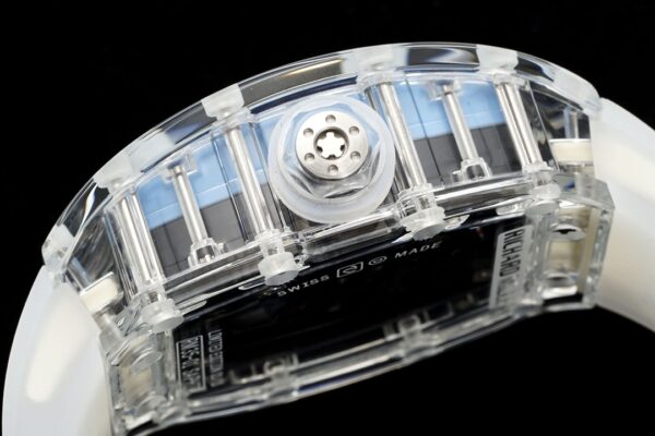 RICHARD MILLERM  RM35-01 Transparent RM Factory Best Edition Rubber Strap - Best Replica Watches Store For Sale!