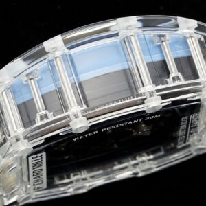 RICHARD MILLERM  RM35-01 Transparent RM Factory Best Edition Rubber Strap - Best Replica Watches Store For Sale!