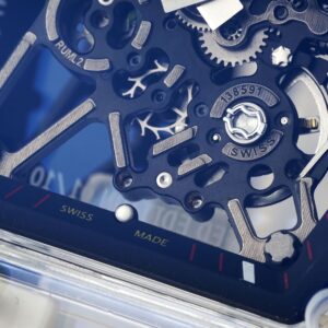 RICHARD MILLERM  RM35-01 Transparent RM Factory Best Edition  Translucent Rubber Strap - Best Replica Watches Store For Sale!