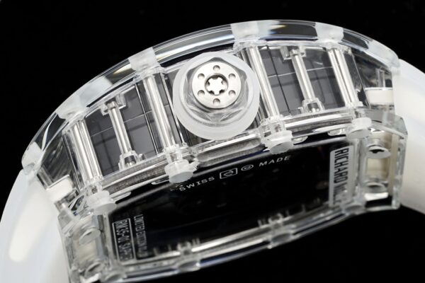 RICHARD MILLERM  RM35-01 Transparent RM Factory Best Edition  Translucent Rubber Strap - Best Replica Watches Store For Sale!