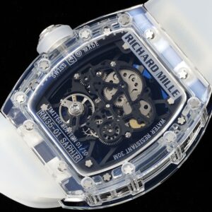 RICHARD MILLERM  RM35-01 Transparent RM Factory Best Edition  Translucent Rubber Strap - Best Replica Watches Store For Sale!