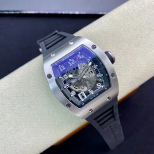 RICHARD MILLERM RM010 SS RM Factory Best Edition Black Dial on Black Rubber Strap - Best Replica Watches Store For Sale!