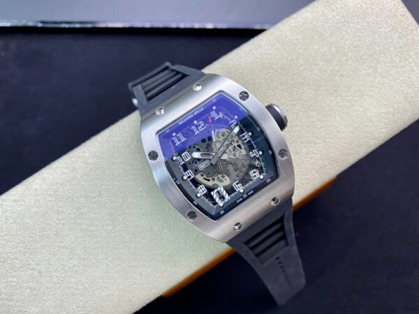 RICHARD MILLERM RM010 SS RM Factory Best Edition Black Dial on Black Rubber Strap - Best Replica Watches Store For Sale!