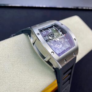 RICHARD MILLERM RM010 SS RM Factory Best Edition Black Dial on Black Rubber Strap - Best Replica Watches Store For Sale!