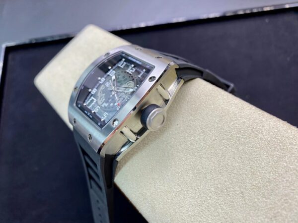 RICHARD MILLERM RM010 SS RM Factory Best Edition Black Dial on Black Rubber Strap - Best Replica Watches Store For Sale!