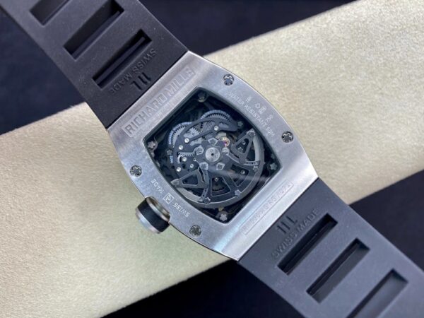 RICHARD MILLERM RM010 SS RM Factory Best Edition Black Dial on Black Rubber Strap - Best Replica Watches Store For Sale!