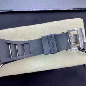 RICHARD MILLERM RM010 SS RM Factory Best Edition Black Dial on Black Rubber Strap - Best Replica Watches Store For Sale!