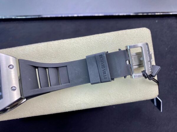 RICHARD MILLERM RM010 SS RM Factory Best Edition Black Dial on Black Rubber Strap - Best Replica Watches Store For Sale!
