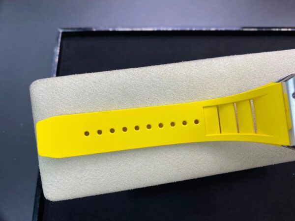 RICHARD MILLERM RM010 SS RM Factory Best Edition Black Dial on Yellow Rubber Strap - Best Replica Watches Store For Sale!