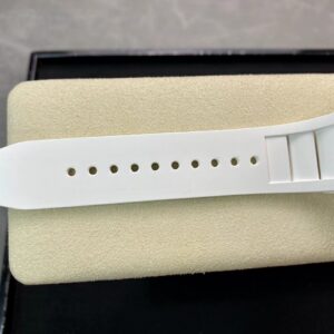 RICHARD MILLERM RM010 SS RM Factory Best Edition Black Dial on White Rubber Strap - Best Replica Watches Store For Sale!