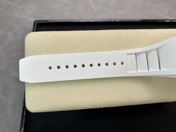RICHARD MILLERM RM010 SS RM Factory Best Edition Black Dial on White Rubber Strap - Best Replica Watches Store For Sale!